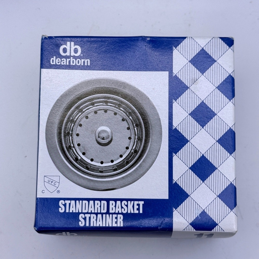 Dearborn Basket Strainer Stainless Steel Sink Drain Assembly  11-d-03 LOT OF 3